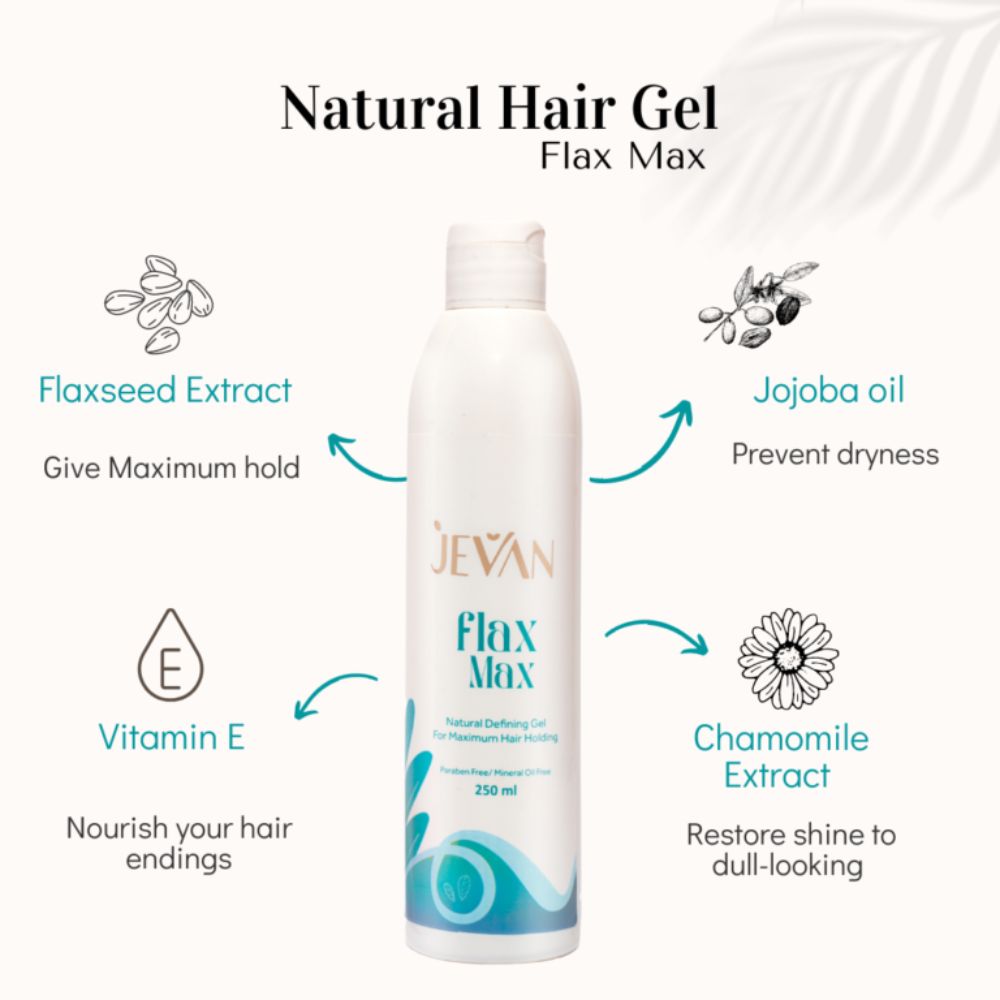 JEVAN Flax Max Natural Hair Gel on ZYNAH 