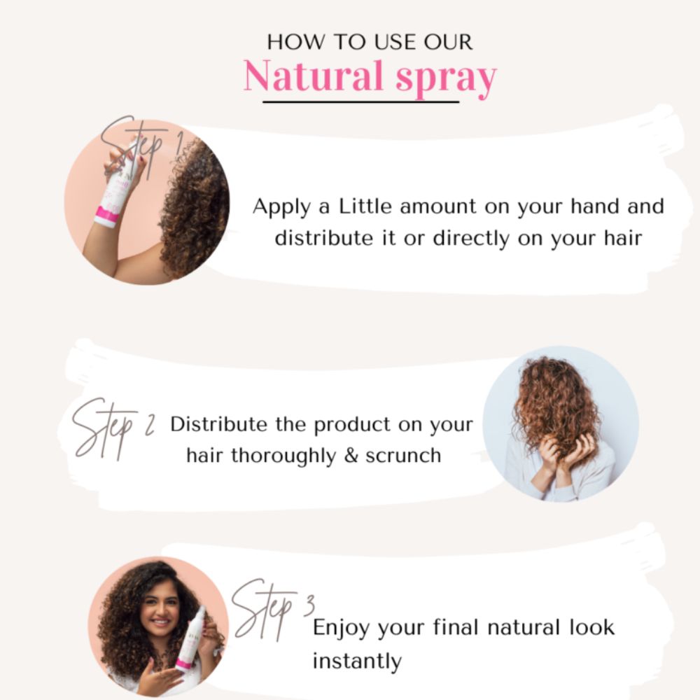 JEVAN Curl Q Hair Restyle Spray on ZYNAH 