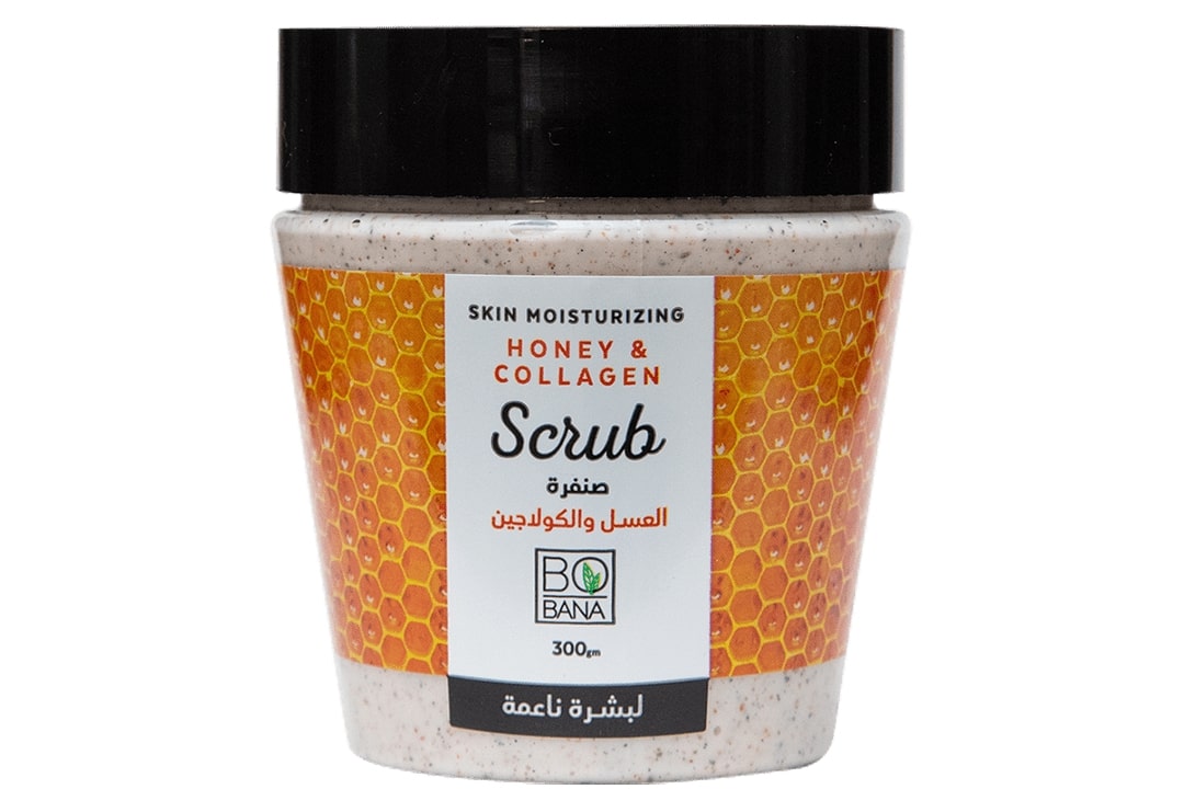 Bobana Honey & Collagen Scrub by Bobana on Zynah.me - buy beauty products online in Egypt.