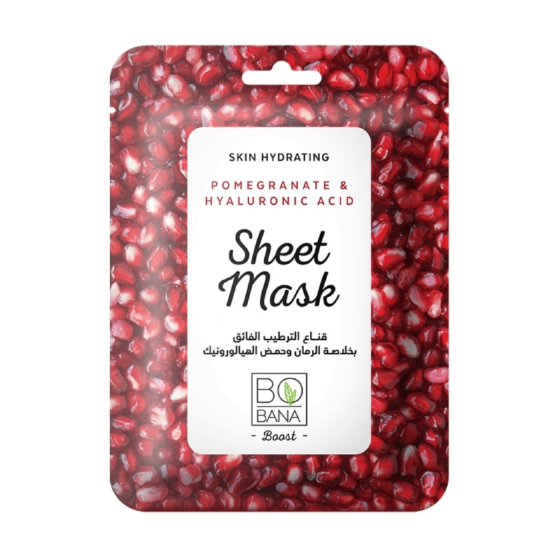 Pomegranate & Hyaluronic Acid Sheet Mask by Bobana on ZYNAH Egypt