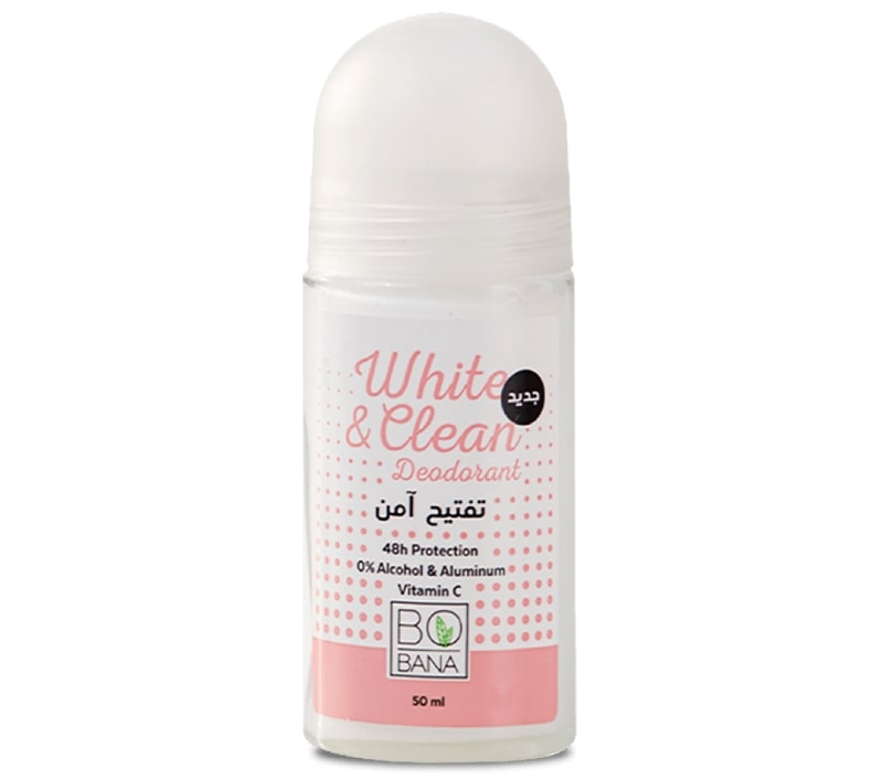 Bobana White & Clean Roll-on Deodorant by Bobana on Zynah.me - buy beauty products online in Egypt.