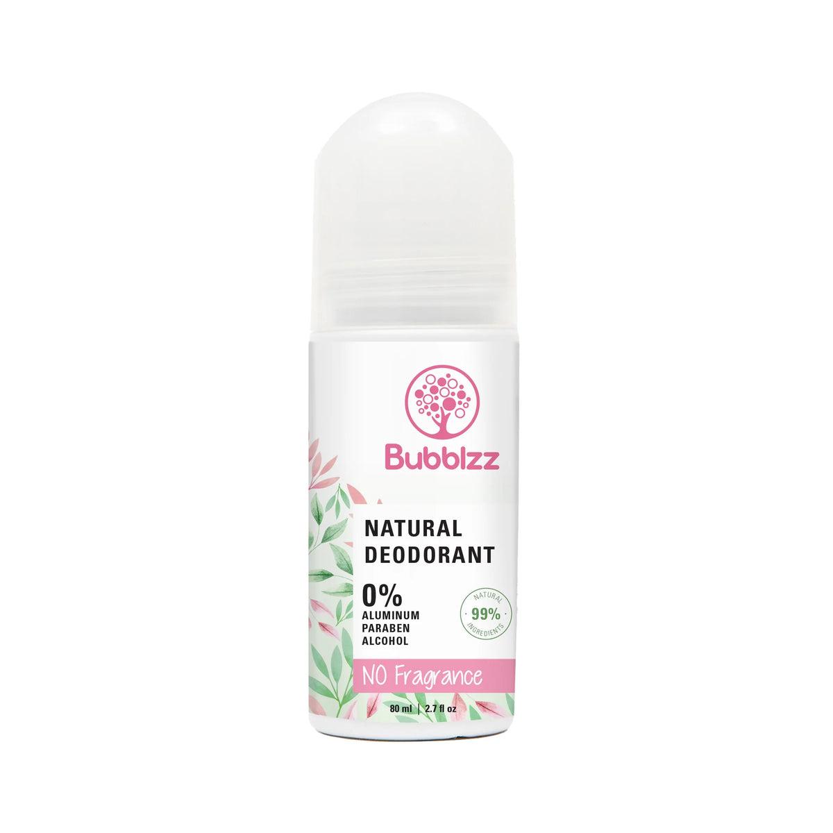 Bubblzz No Fragrance Natural Deodorant - ZYNAH Egypt