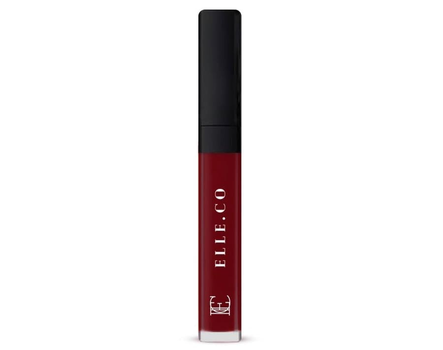 Dark red matte lipstick by Elle.co on Zynah.me - Shop online beauty products in Egypt