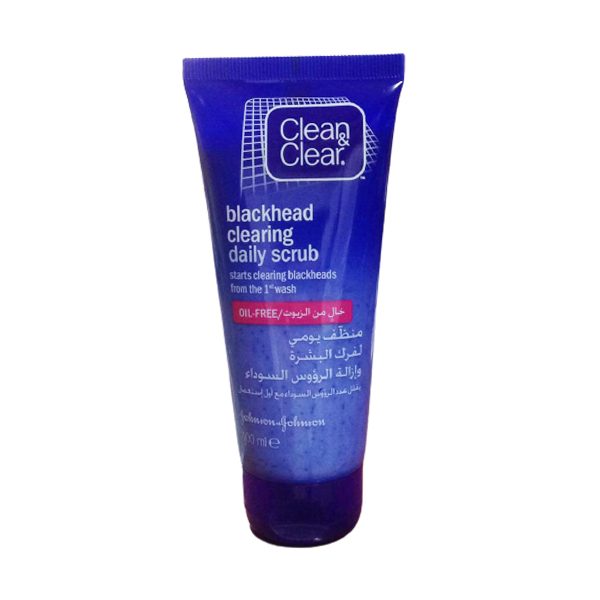 Clean & Clear Blackhead Clearing Daily Face Scrub 100ml on ZYNAH Egypt