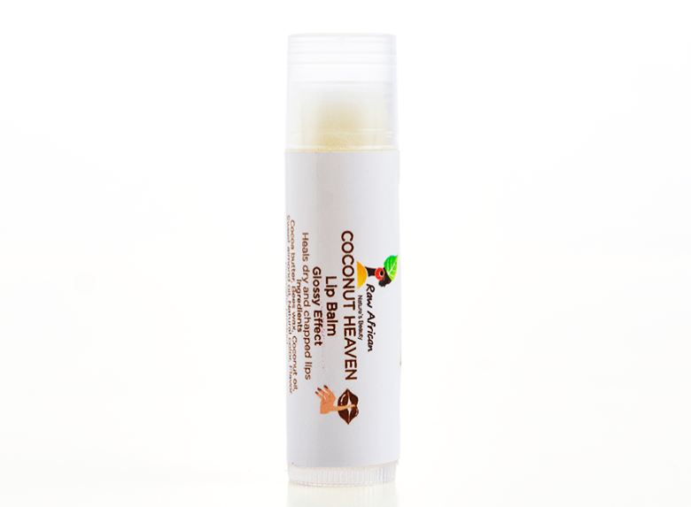 Coconut Heaven Lip Balm by Raw African - shop online in Egypt on Zynah.me