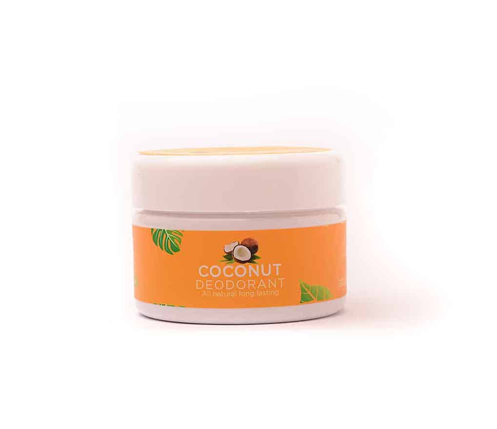 Coconut Deodorant by Raw African - ZYNAH: Shop online in Egypt for beauty products - skincare, makeup, hair, clean beauty