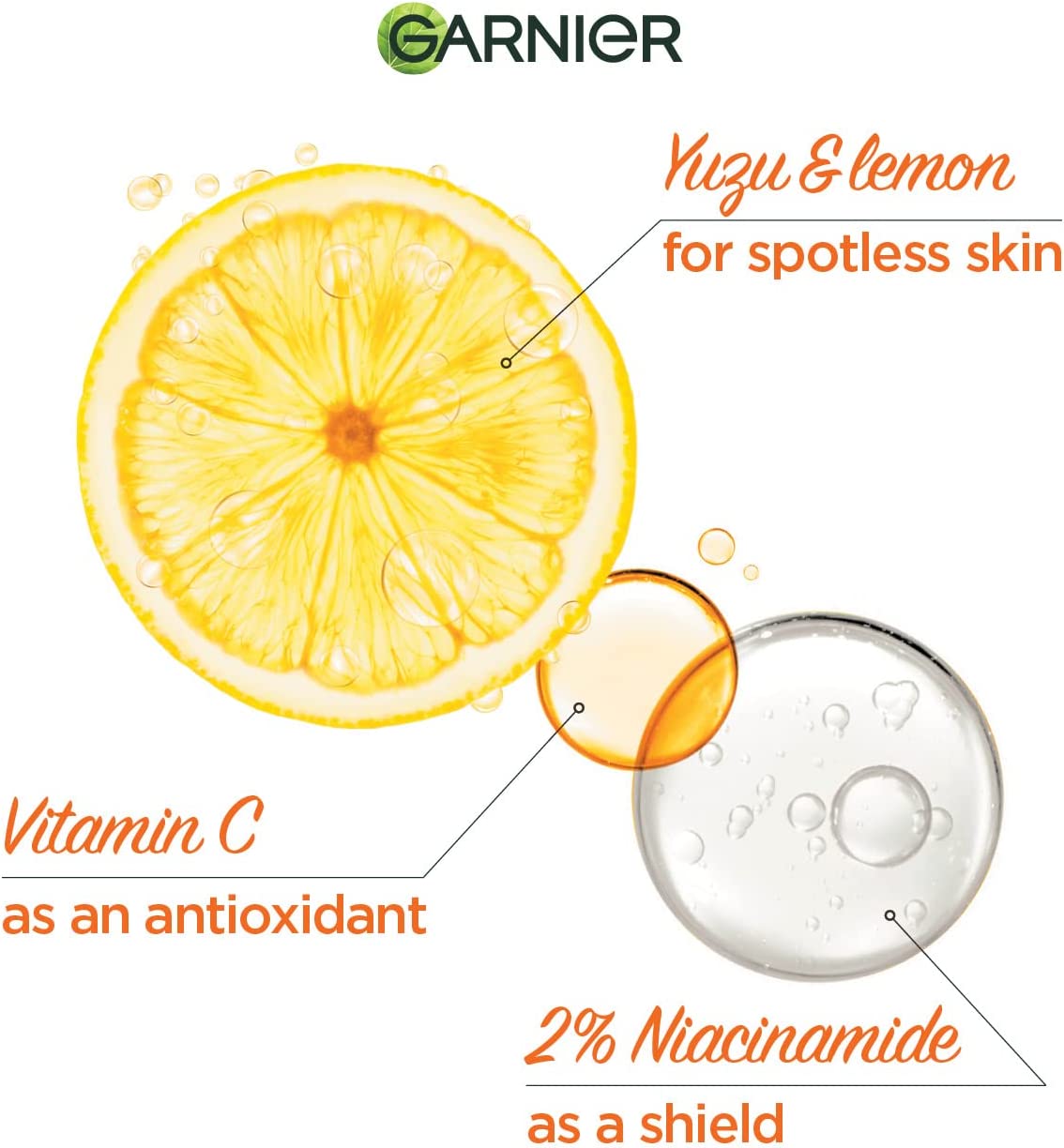 Garnier Fast Bright 30x Vitamin C Anti Dark Spot Serum 15ml - ZYNAH Egypt