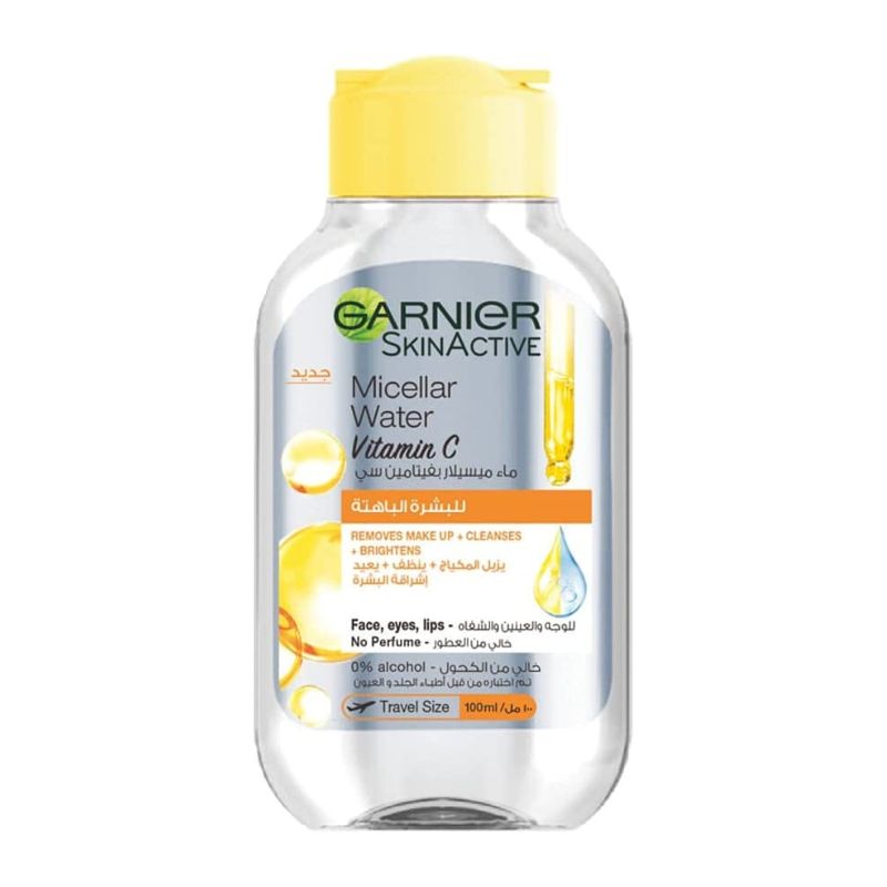 Garnier SkinActive Micellar Water With Vitamin C 100ml - ZYNAH Egypt