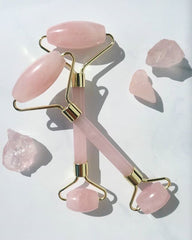 Rose Quartz Crystal Face Roller - shop on zynah egypt beauty products online