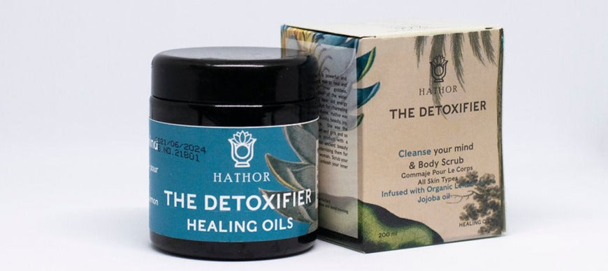The Detoxifier Cooling Body Scrub by Hathor Organics - shop online for beauty products in Egypt on Zynah.me