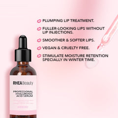 Hyaluronic Lip Plumping Serum by Rhea Beauty - ZYNAH: Shop online in Egypt for beauty products - skincare, makeup, hair, clean beauty