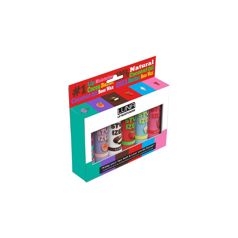 Luna Lip Moisturizer Set (6 Pieces) on ZYNAH