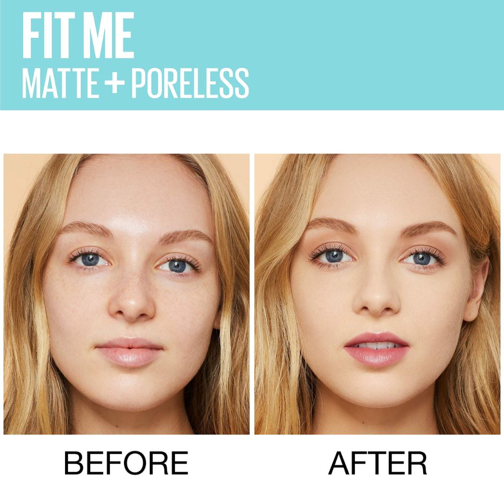 Maybelline Fit Me Matte + Poreless Foundation (112 Soft Beige) on ZYNAH