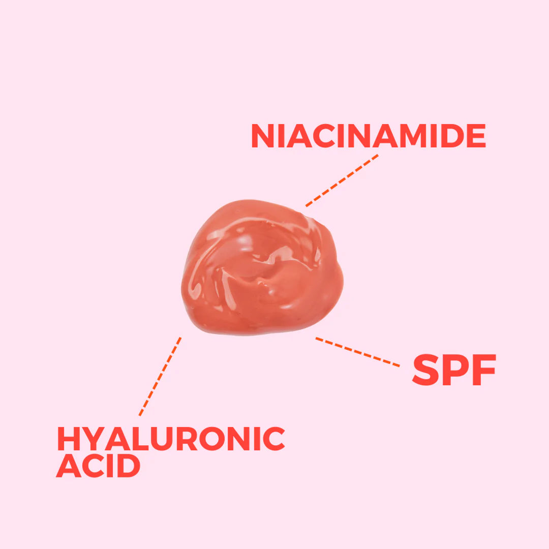 Peach Tinted Moisturizer SPF 30 Niacinamide & Hyaluronic Acid by Mother Naked on ZYNAH Egypt