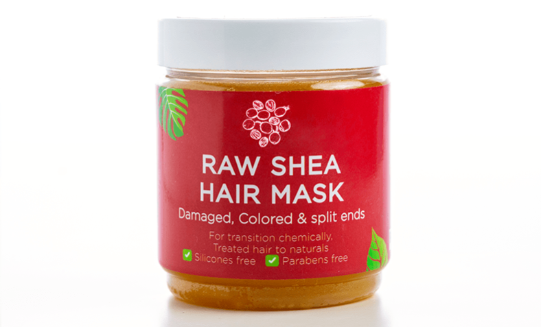 Raw Shea Hair Mask for Damaged Hair by Raw African - ZYNAH: Shop beauty products in Egypt, skincare, makeup, hair, clean beauty