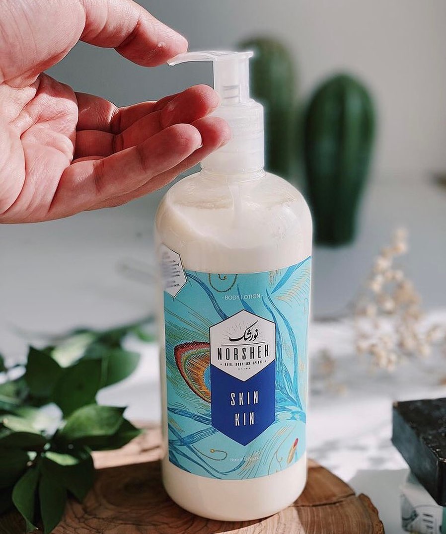 Skin Kin Body Lotion by Norshek - ZYNAH: shop online beauty products in Egypt (skincare, makeup, hair care)