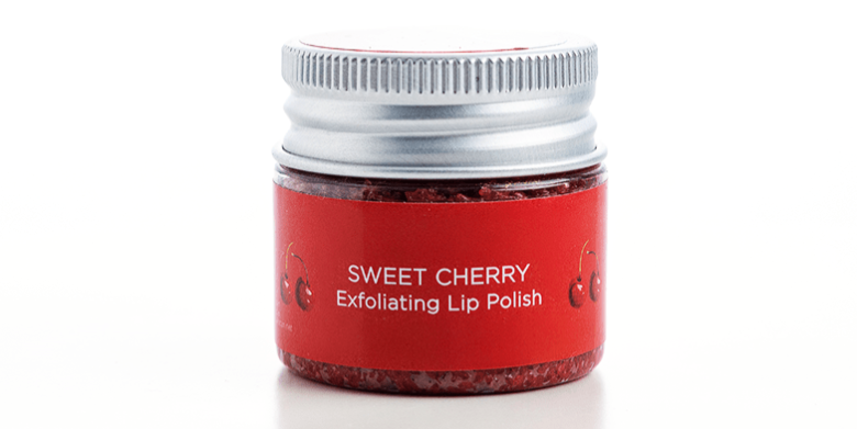 Sweet Cherry Exfoliating Lip Polish by Raw African - ZYNAH.me - shop beauty products online in Egypt: skincare, makeup, hair, clean beauty, nails