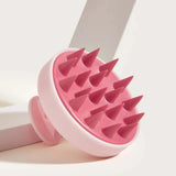 Pink Shampoo Massage Brush on Zynah