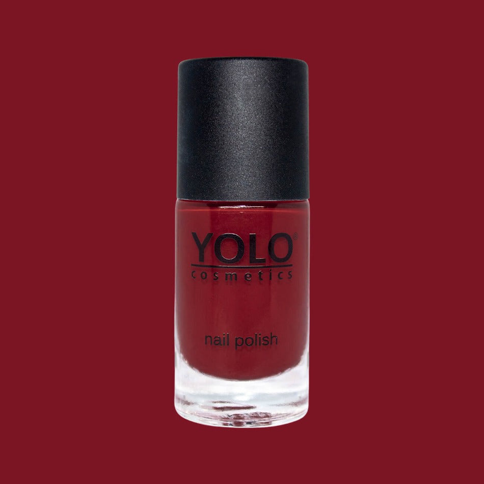 Spice it up red nail polish by YOLO - ZYNAH.me - shop beauty products online in Egypt: skincare, makeup, hair, clean beauty, nails