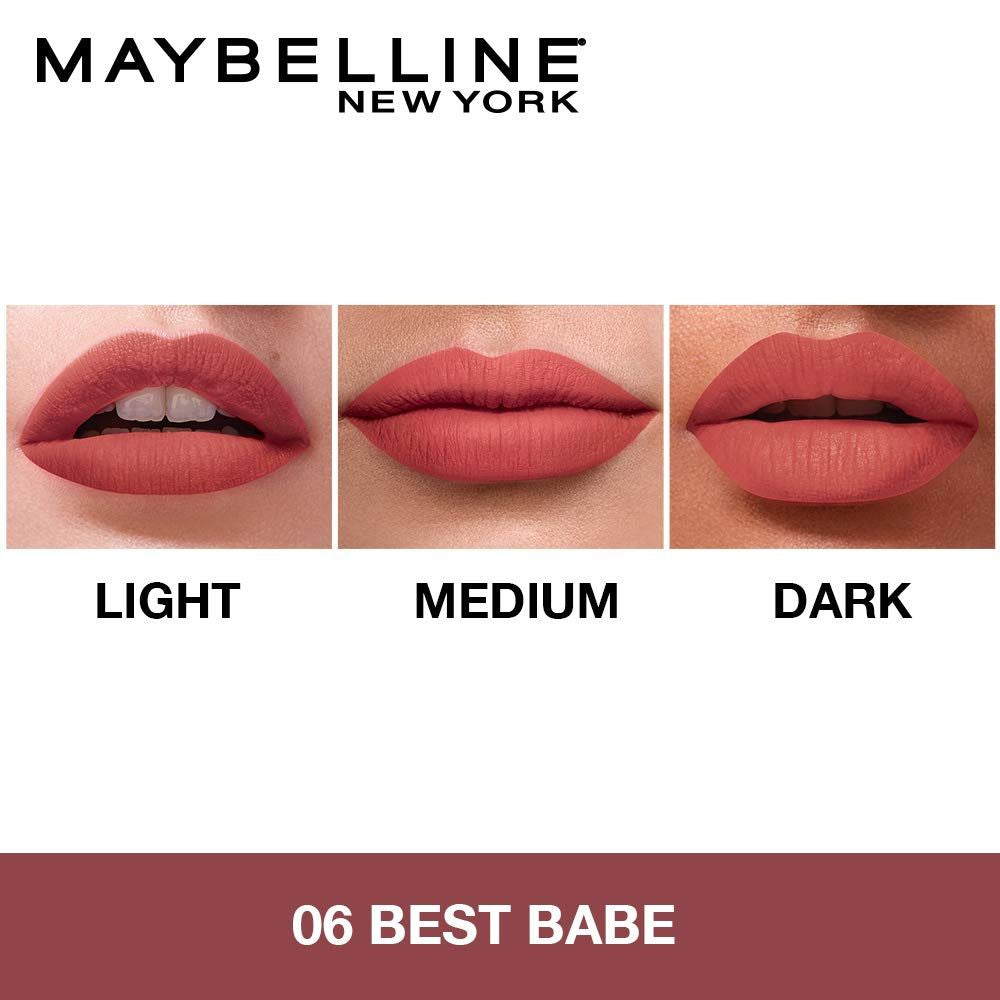 Maybelline Sensational Liquid Matte Nude Lipstick (06 Best Babe)