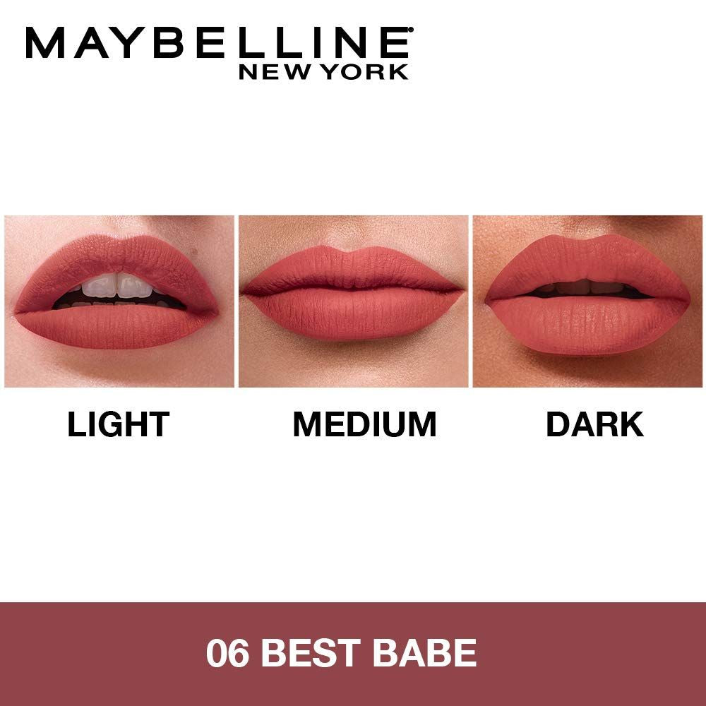 Maybelline Sensational Liquid Matte Nude Lipstick 06 Best Babe Zynah Egypt 0086