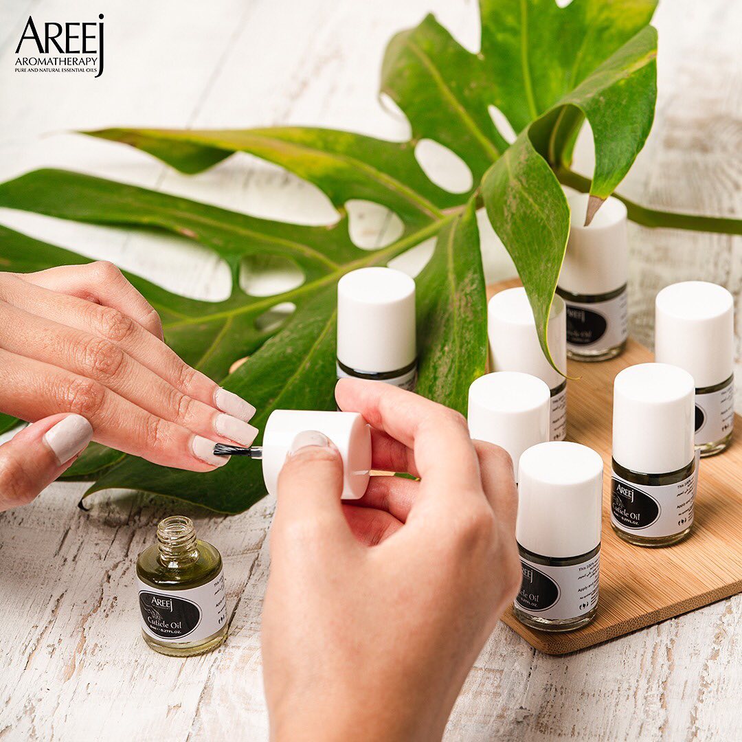 Cuticle Oil by Areej Aromatherapy - ZYNAH: Shop online in Egypt for beauty products - skincare, makeup, hair, clean beauty