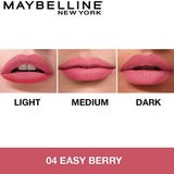 Maybelline Sensational Liquid Matte Nude Lipstick (04 Easy Berry) on zynah