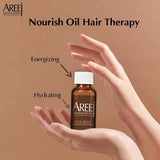 Nourish Hair Therapy by Areej Aromatherapy - ZYNAH.me - shop beauty products online in Egypt: skincare, makeup, hair, clean beauty