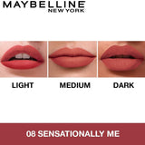 Maybelline Sensational Liquid Matte Nude Lipstick (08 Sensationally Me) on ZYNAH Egypt