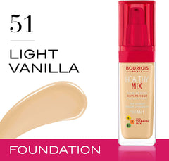 Bourjois Healthy Mix Anti-Fatigue Foundation (51 Light Vanilla) on ZYNAH Egypt